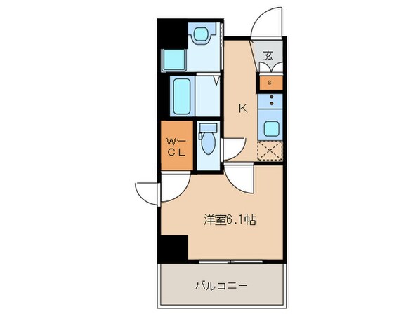 アスヴェル京都西七条(203)の物件間取画像